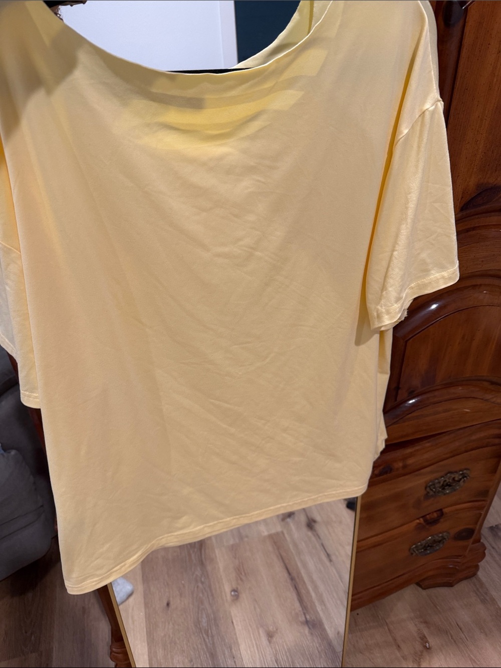 F24 SHEIN Yellow Tee with Pink 'Summer Babe Cocktail Club' Graphic - Picture 3 of 3